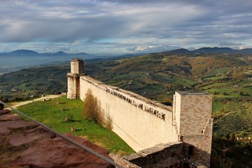 Fototapeta premium ancient castle in Assisi