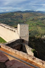 Fototapeta na wymiar ancient castle in Assisi