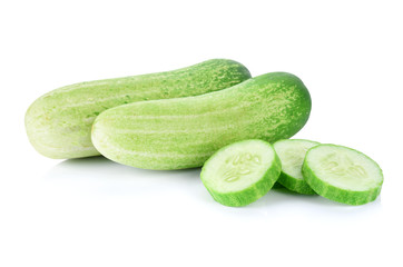 Cucumber isolated on white background