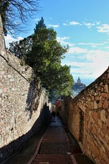 beautiful city of Assisi, in Umbria, Italy