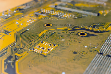 Computer board reverse side