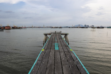Obraz premium Clan Jetty Pier Penang, Malaysia