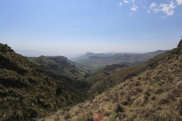 Landscape on the Tugela Falls hike, Drakensberg Mountains, South Africa