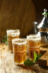 Moroccan tea with mint