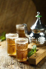 Moroccan tea with mint