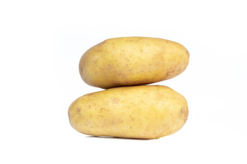 potato isolated on white background.