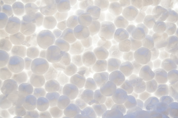 Bubbles of foam. Abstract background.