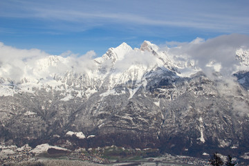Fototapeta premium Winter in alps