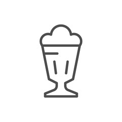 Cocktail line icon