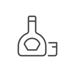 Alcohol drink line icon