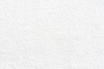 Top view of white knit wear texture