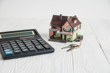 Buying a house, building repair and mortgage concept. Estimation real estate property with loan money and banking