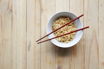 instant noodle bowl background.