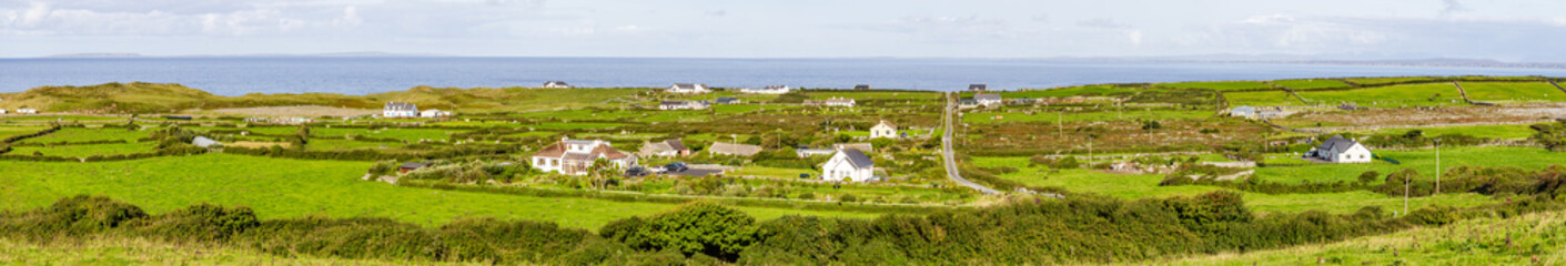 Panorama of Farms in Fanore village