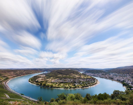 boppard and the rhine river germany