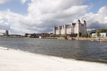 Naklejka premium Bord de mer à Oslo, Norvège