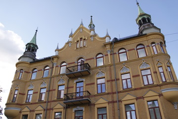 Fototapeta premium Immeuble ancien du quartier de Frogner à Oslo, Norvège