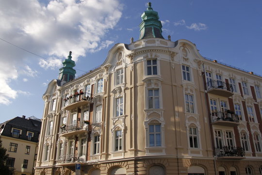 Immeuble ancien du quartier de Frogner &agrave; Oslo, Norv&egrave;ge