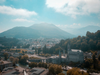 Idyllic church in the mountains