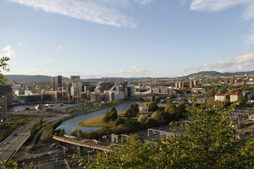 Fototapeta premium Paysage urbain à Oslo, Norvège
