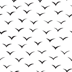 Seamless pattern birds
