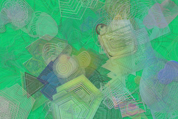 Background abstract blended messy shapes. Texture, concept, repeat & template.