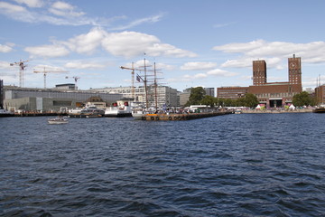 Obraz premium Port de Oslo, Norvège