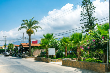 Beautiful tavern on Crete, Greece.