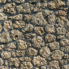 Old rock building wall texture.