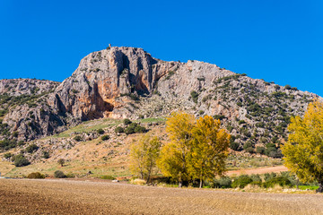 Bergige Landschaft in Andalusien