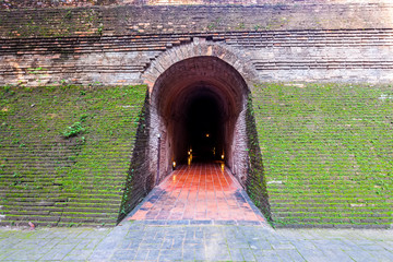 Natural water drops on fiberglass processed in vintage style