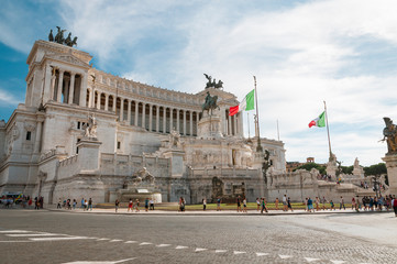 Naklejka premium Altare della Patria in Rome, Italy