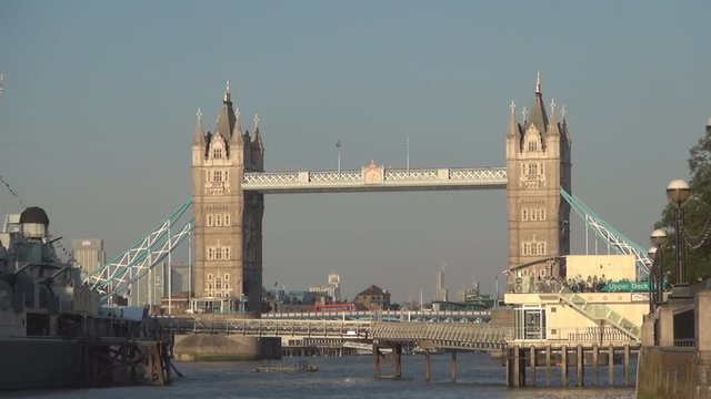 Tower Bridge Image In Daylight One of the London Tourist Symbols