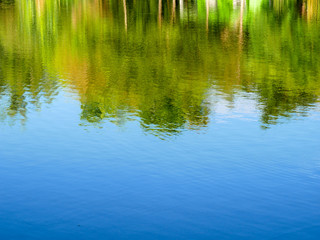 Fototapeta na wymiar Abstract water reflection texture background
