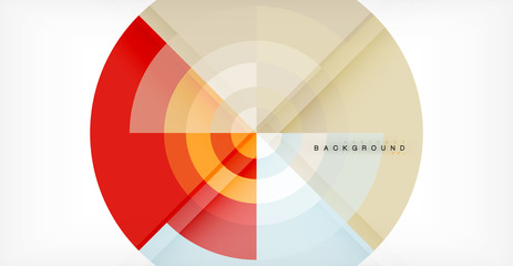 Obraz premium Vector circle abstract background