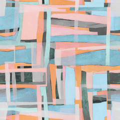 Obraz premium Abstract contemporary art seamless pattern.