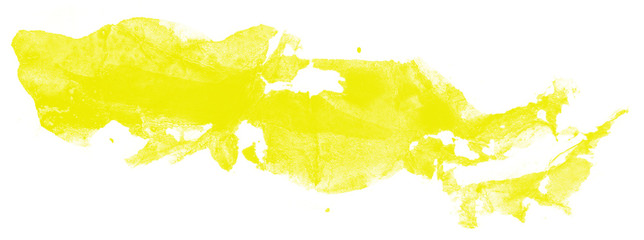 Abstract watercolor yellow bright spot