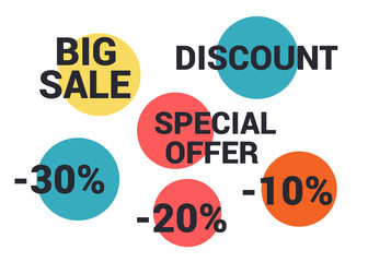 Design pricing tags discount badge. Sale best offer badge