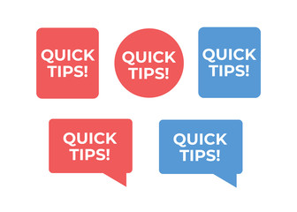 Quick tips helpful tricks emblems. Helpful tip quick idea