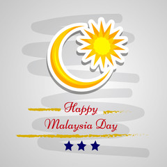 Illustration of Malaysia Day Background