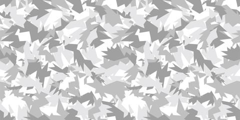 Sharp camouflage background. Seamless pattern.Vector. とがった迷彩パターン