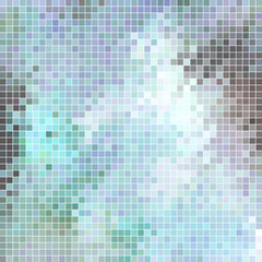abstract vector square pixel mosaic background