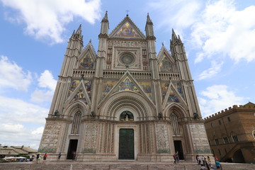 Fototapeta na wymiar Orvieto, il Duomo