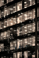 Office building at night