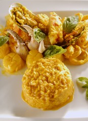 Milanese Risotto with Seafood