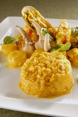 Milanese Risotto with Seafood