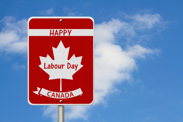 Happy Labour Day Highway Sign
