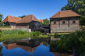 Fototapeta na wymiar Oostendorper Wassermühlen, Haaksbergen