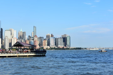 skyline, city, manhattan, landscape