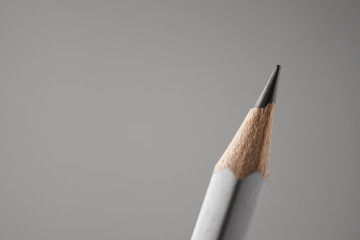 Sharp gray lead pencil